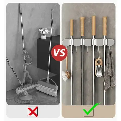 Mop & Broom Organizer