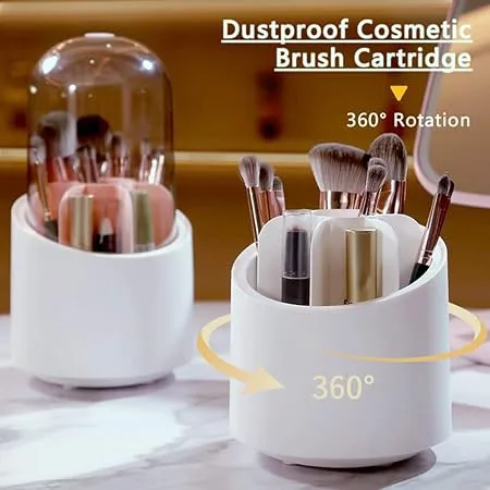 360° Rotating Makeup Organizer