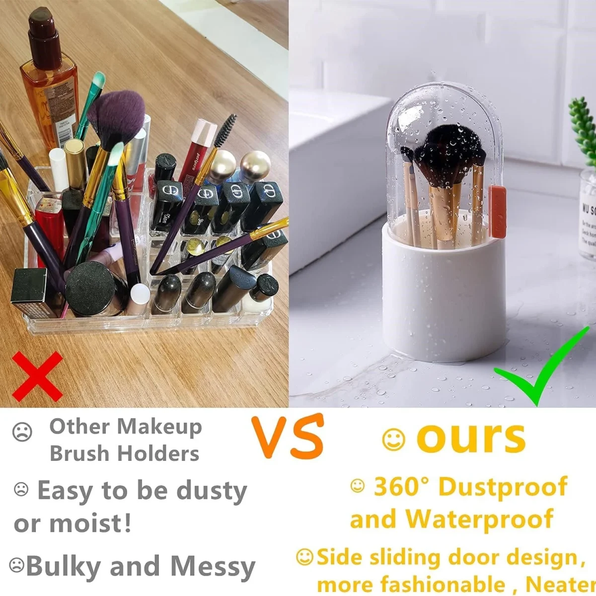 71UEW5Fr6S._AC_SL1500_ 360° Rotating Makeup Organizer