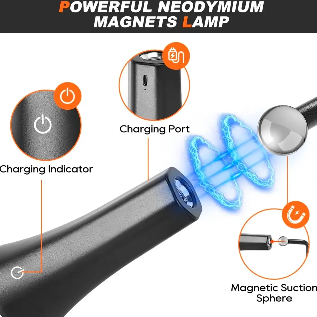 7 4 In 1 Magnetic Lamp
